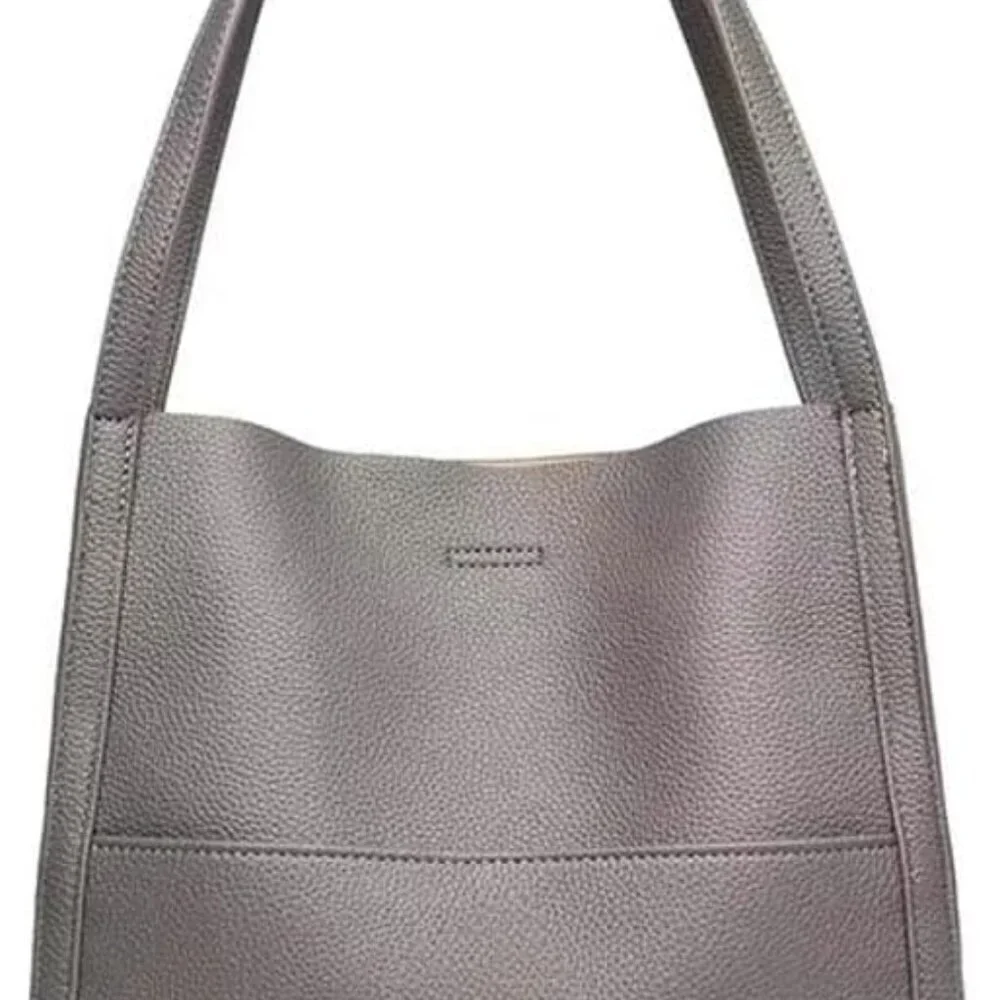 Vegan Leather Tote Bag Women Large Capacity Shoulder Purse Organizer